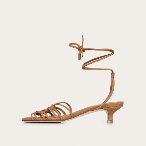 Amfi kitten sandały, karmelowy #1264